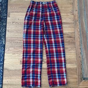 Boys plaid Gap PJ Bottoms 14